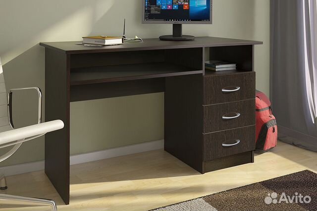 Стол с ящиками, стол компьютерный, стол письменный