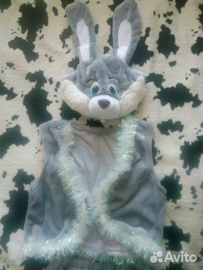 Костюм зайчик серый (прокат)