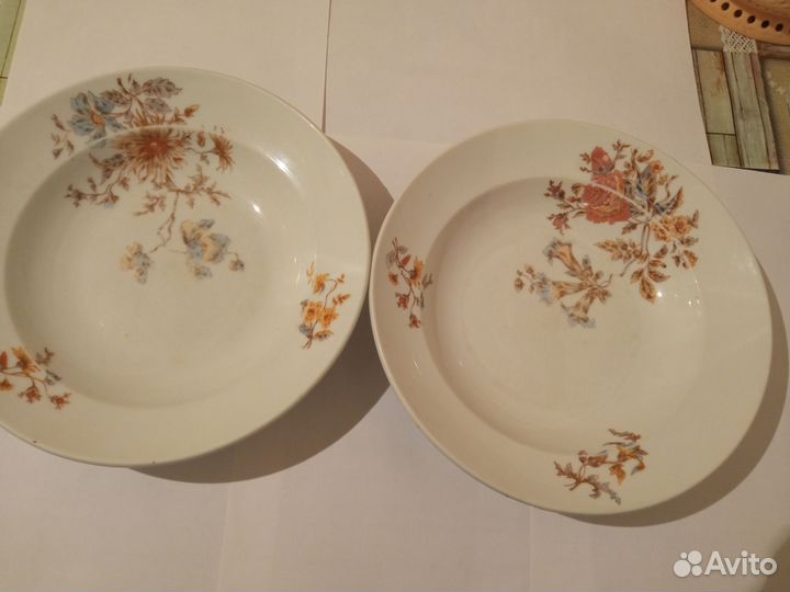 Тарелки суповые (Кузнецовский Фарфор)