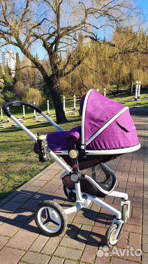 Коляска Silver Cross Surf 2в1 на белой раме