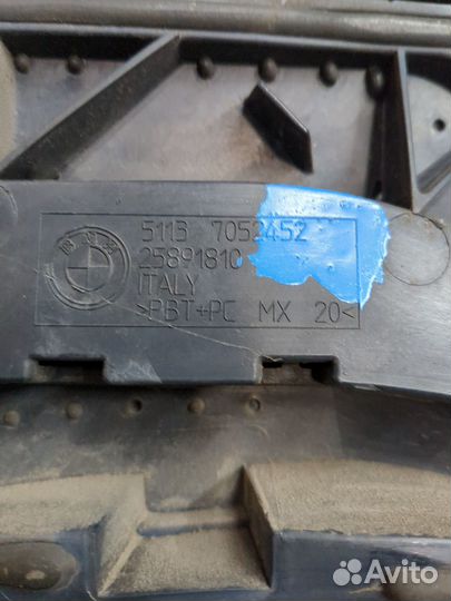 Подсветка номера BMW X3 E83, 2006