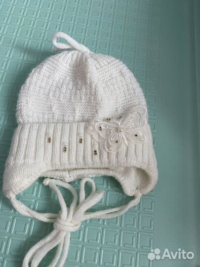 Шапочка для девочки осень/весна