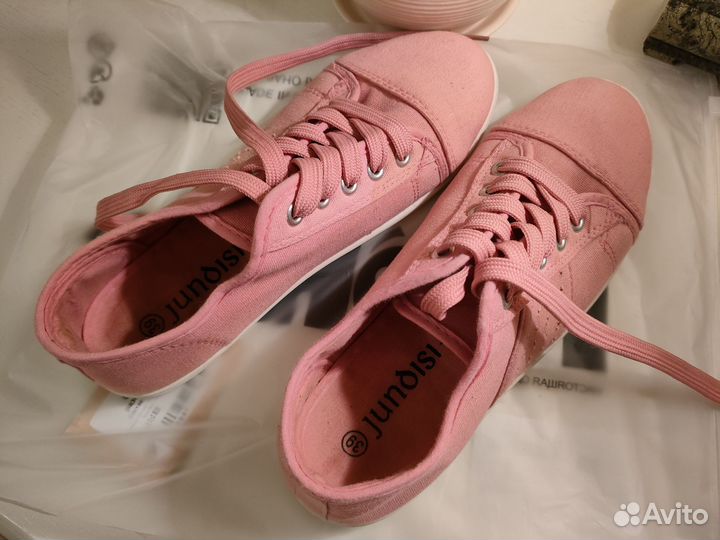 Женские кеды 38 размер розовые