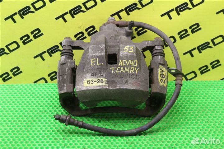 Суппорт тормозной передний левый Toyota Camry