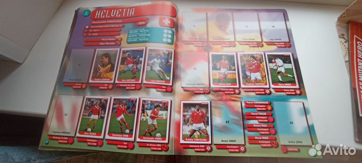 Альбом с наклейками евро фут 1996