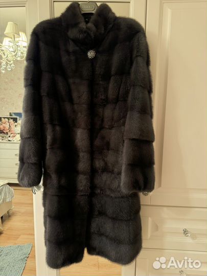Шуба норковая 42 44 поперечка