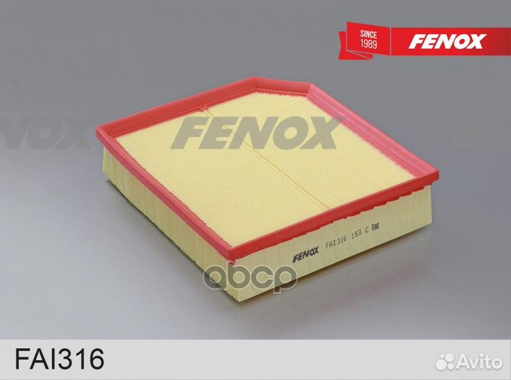 Фильтр воздушный FAI316 fenox