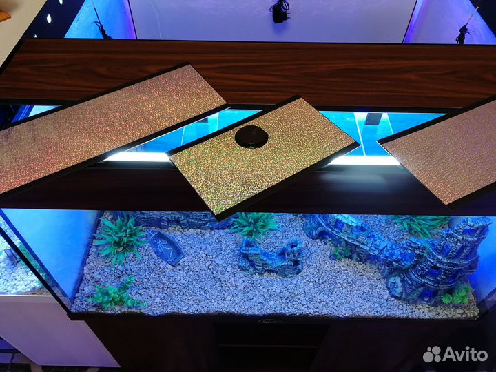 Аквариум на тумбе Орех