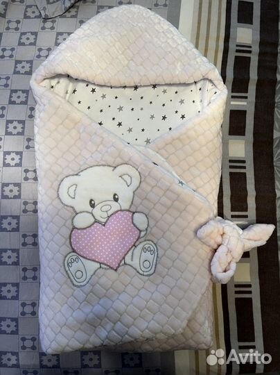 Конверт на выписку для девочки весна осень