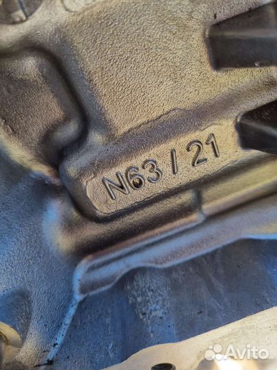 Двигатель S63B44B BMW разбор