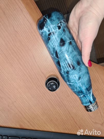 Бутылка для воды стальная