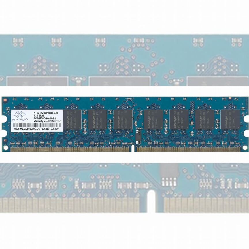[NT1GT72U8PA0BY-37B] Оперативная Память Nanya 1gb Nt1gt72u8pa0by-37b
