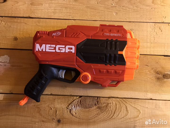 Пистолет Nerf mega tri-break
