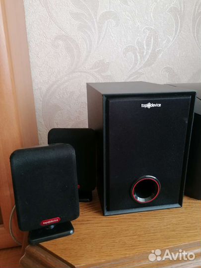 Компьютерные колонки с сабвуфером