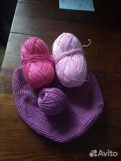 Пряжа нитки для вязания хлопок