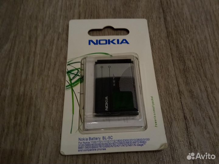 Оригинальный аккумулятор для телефонов Nokia