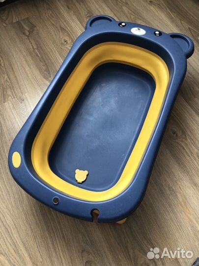 Ванночка для купания складная с матрасиком