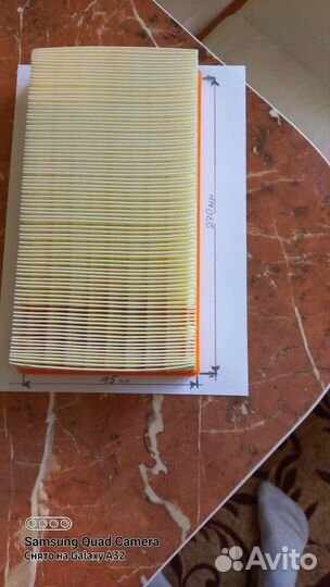 Воздушный фильтр, Форд-фокус 1, размер:270х145х50