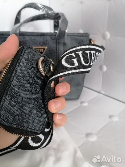 Женская сумка 3в1 Guess новая