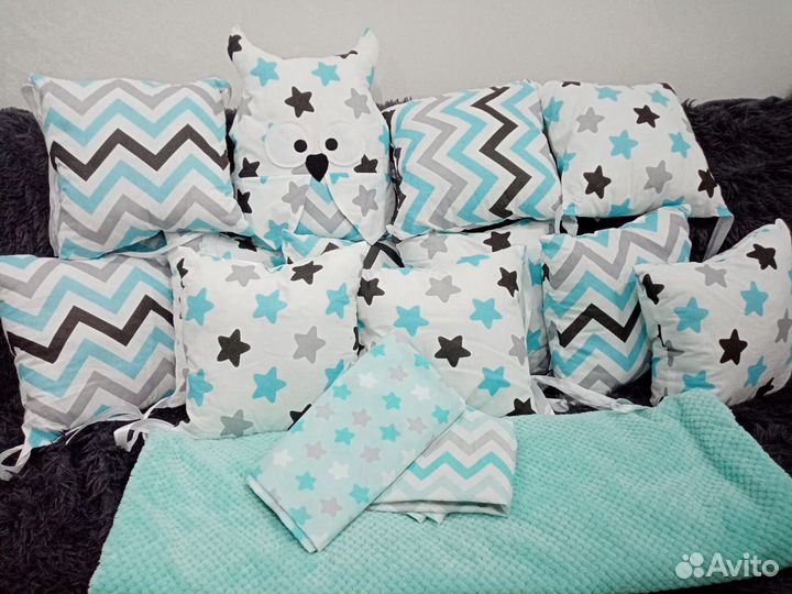 Бортики в кроватку