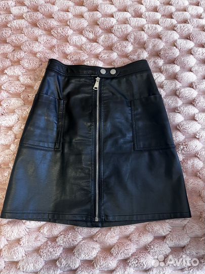 Кожаная юбка