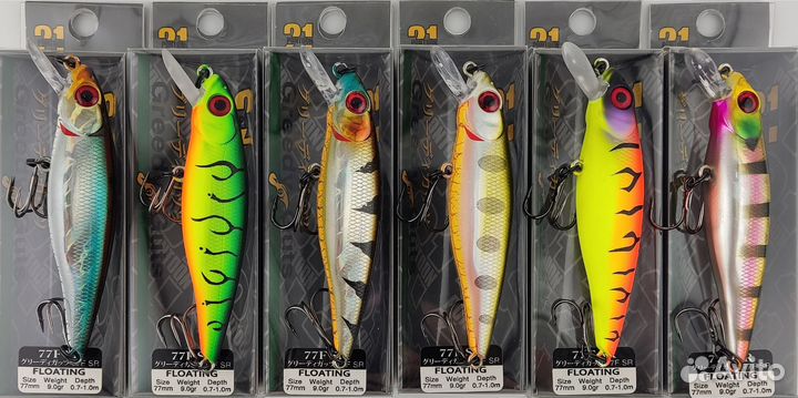 Воблер Pontoon21 Greedy Guts 77F SR