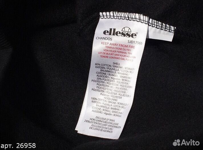 Свитшот Ellesse Черный