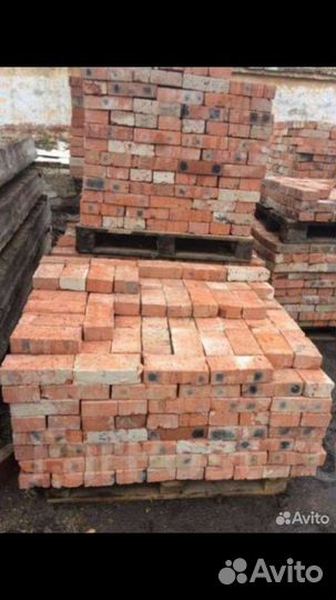 Кирпич красный бу