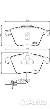 К-т дисков. тормоз. колодок P85056 Brembo