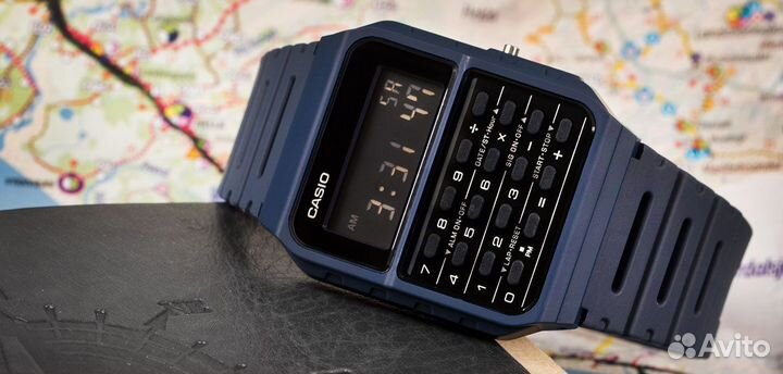 Часы с калькулятором Casio CA-53WF-2BEF