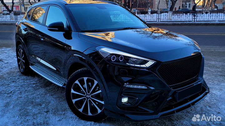 Тюнинг передний бампер Хендай Туксон / Туссан