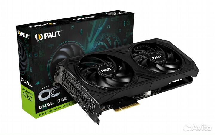 Видеокарта Palit nvidia GeForce RTX 4060 dual OC