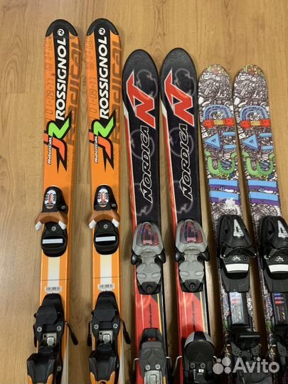 Горные лыжи детские Head Nordica Rossignol 110 120