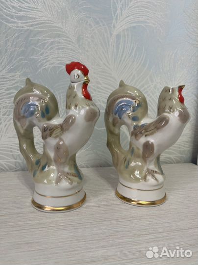 Штоф фарфоровый Петух