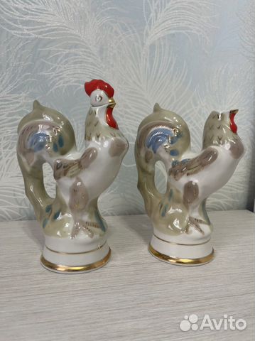 Штоф фарфоровый Петух