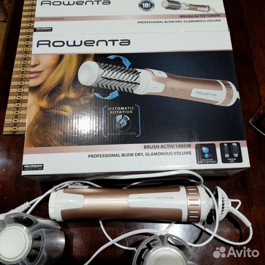 Фен щетка rowenta новая