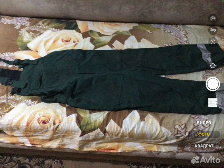 Рабочий костюм и шапка зимняя