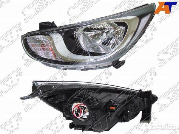 Фара hyundai solaris