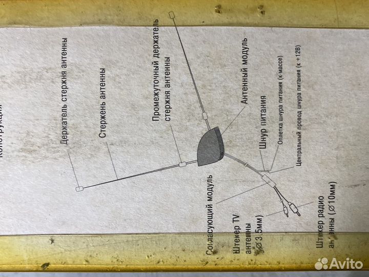 Антенна mystery mant-6