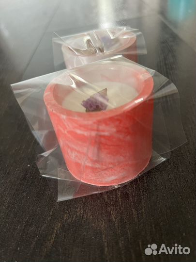 Ароматические свечи в гипсе