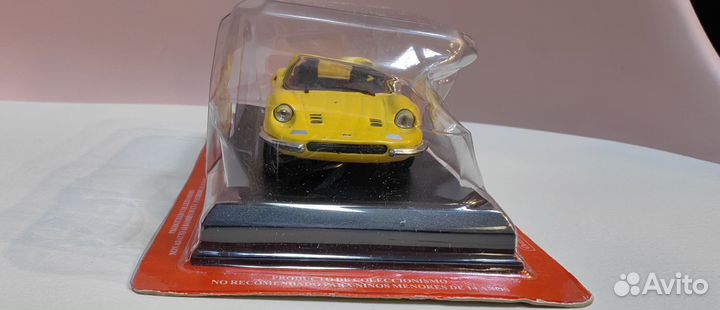 Модель машинки 1 43. Феррари ferrari dino 246 GTS