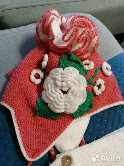 Шапка +снуд демесезон