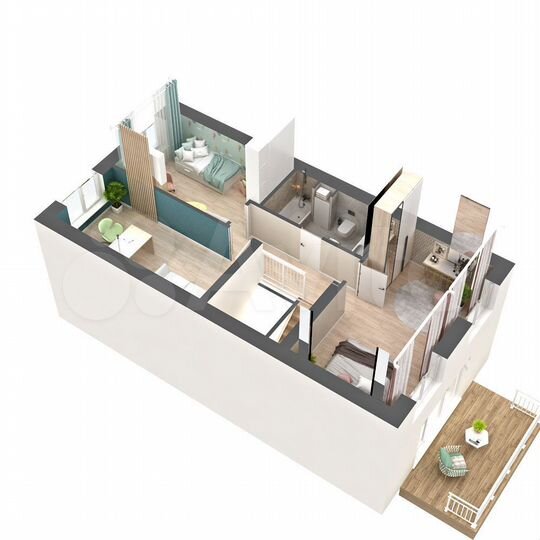 3-к. квартира, 114 м², 1/2 эт.