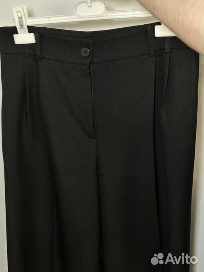 Черные широкие брюки LookOnline