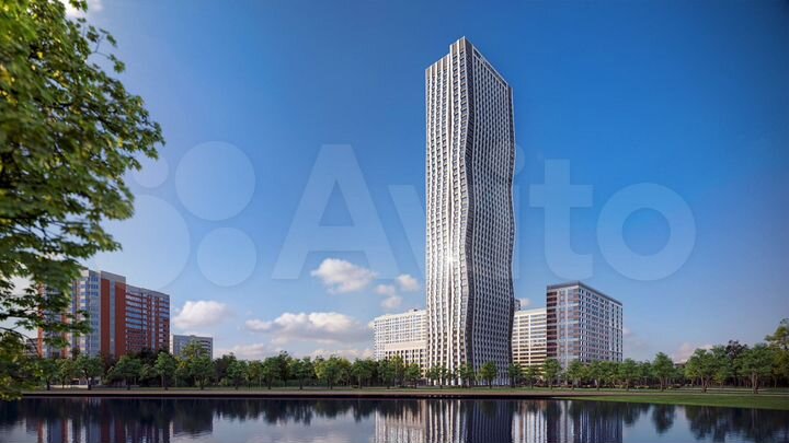 Квартира-студия, 26,6 м², 29/52 эт.