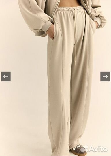 Костюм из футера Lavarice XS/S крем