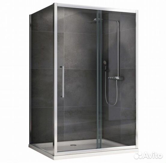 Душевой уголок Abber Schwarzer Diamant AG30160H-S75 160x75