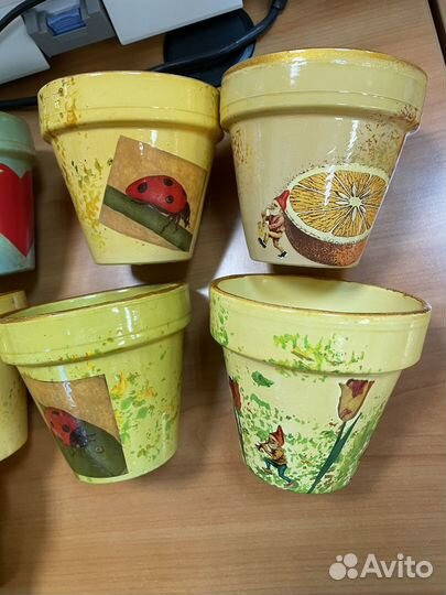 Горшок для цветов Горшки 10 см в асс. Франция