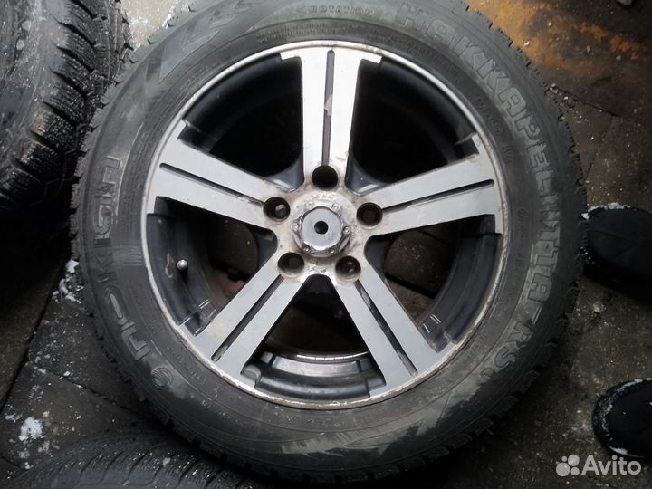 Зимняя резина на литых дисках 195 на 60 r 15