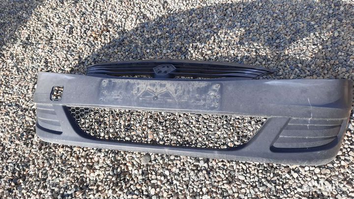 Передний бампер рено логан